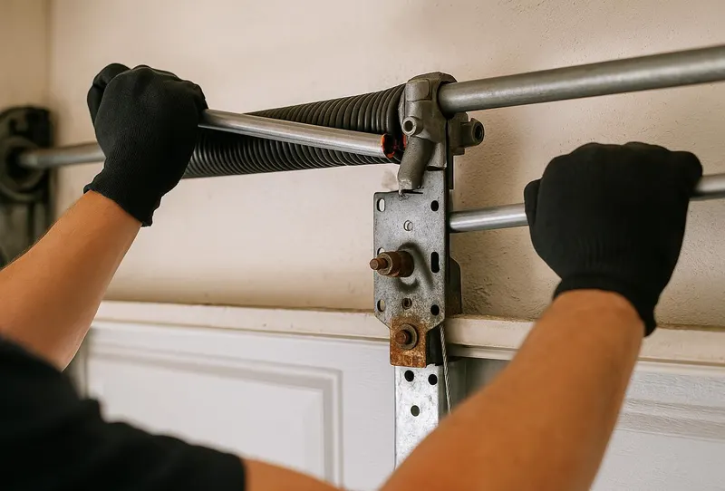 Off Track Door Repair in Mount Dora